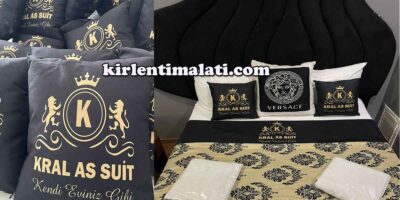 yatak runnerı ve kırlent seti